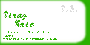 virag maic business card